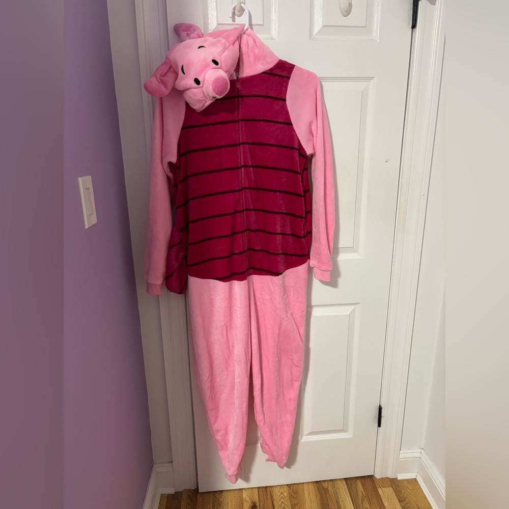 Pink Piglet Onesie Costume